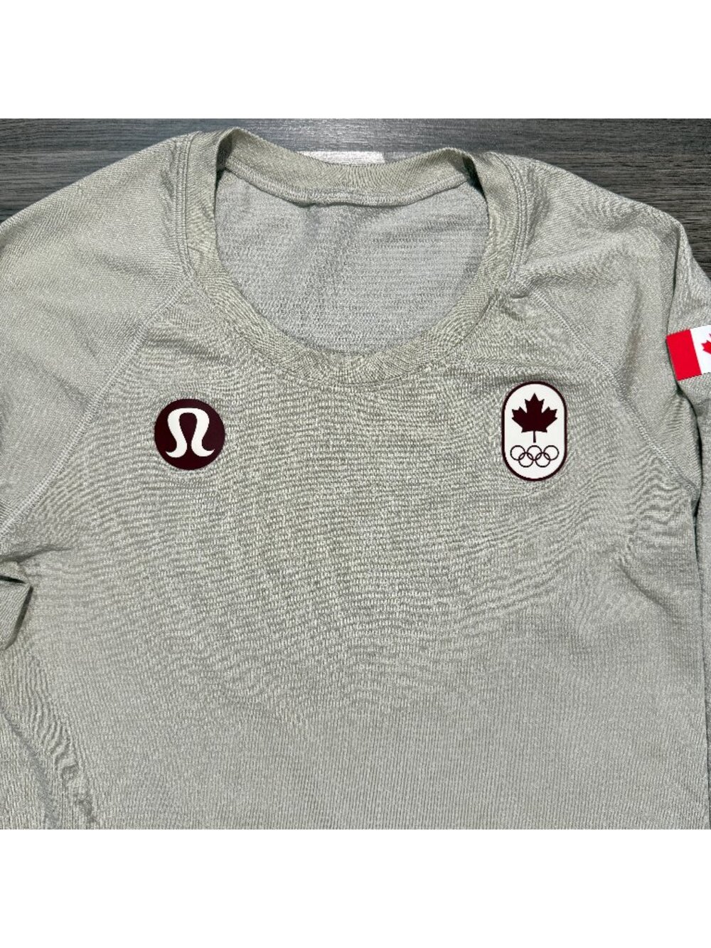Lululemon Women's Team Canada Swiftly Tech Long Sleeve Shirt 2.0 - Beige - Picture 3 of 6